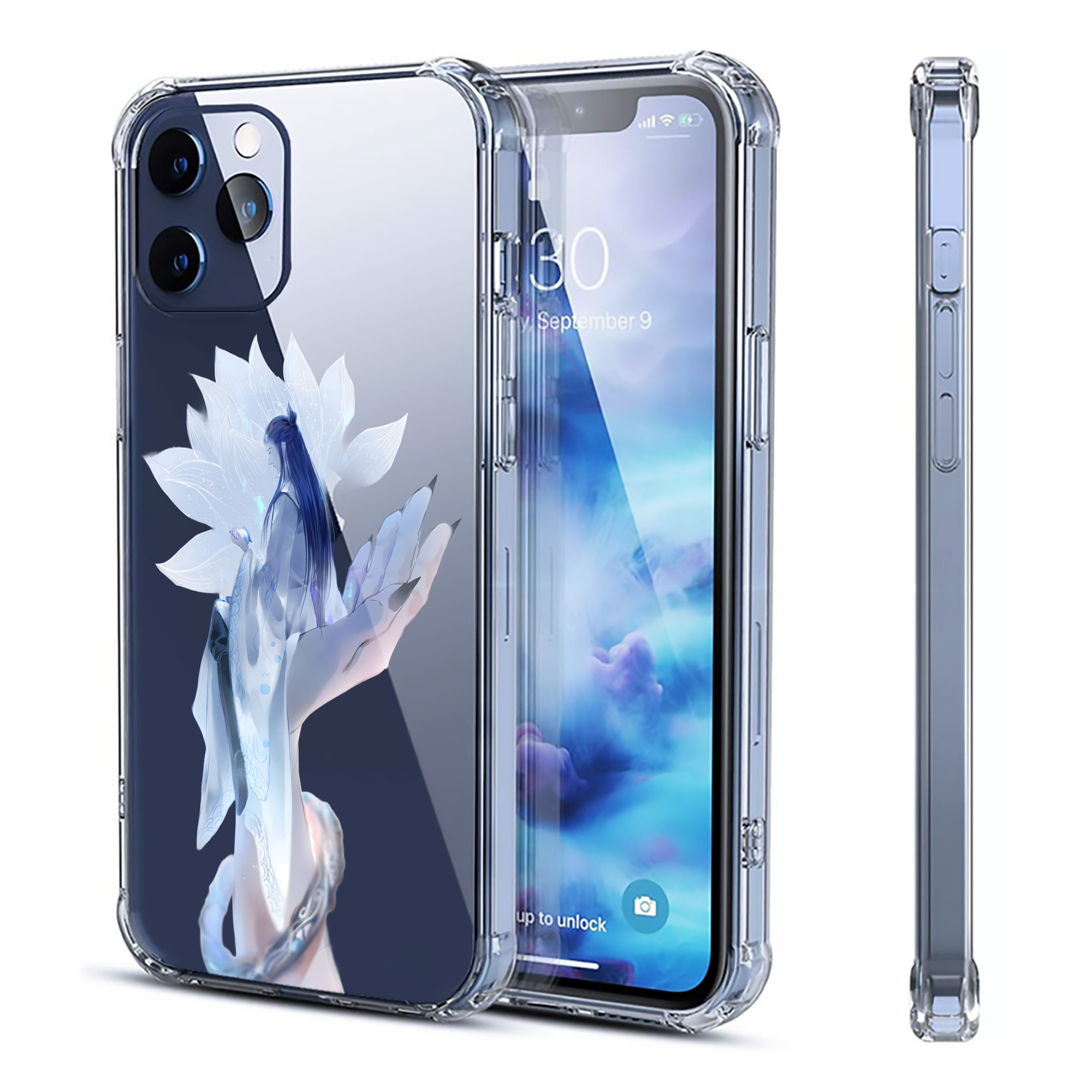 （画像用） Ne Zha 2 ナタ 魔童の大暴れ 【iPhone 12シリーズ対応】透明スマホケース（クリアソフトケース）